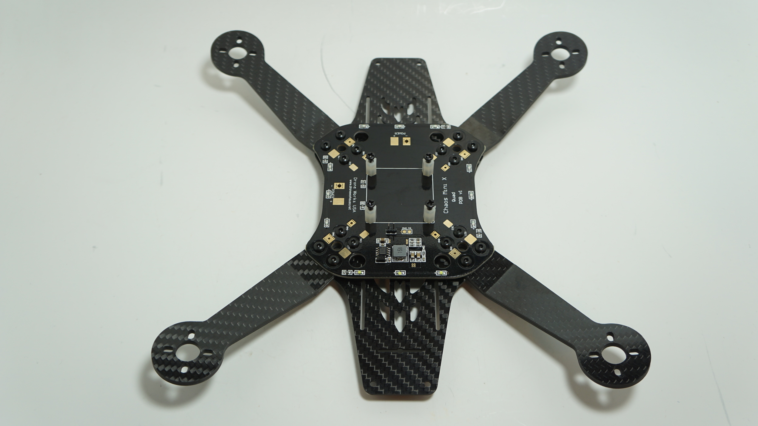 Drone Works USA Chaos Mini X Quad (35mm standoffs) Quadcopter Frame Kit